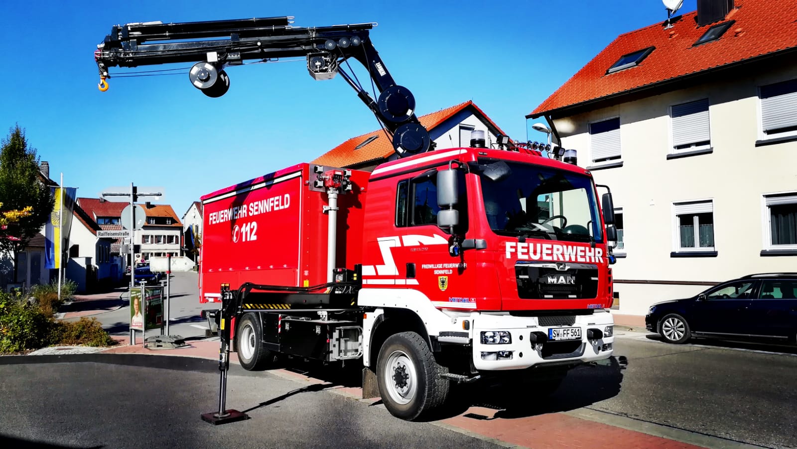 Verkehrsunfall auf der St2266 bei Schonungen