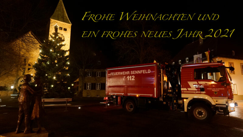 Frohe Weihnachten und einen guten Rutsch!